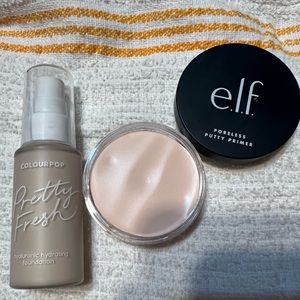 Brand new! Putty primer & hyaluronic colourpop foundation